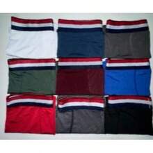 Set Of 5 Men's Plain Microfiber Boxer Briefs - Nhiều màu - Xem 2