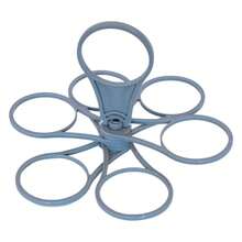 1pc Foldable Cup Holder, Portable Party Wine Glass Coffee Cup Plastic Carrier, Creative Cup Holder - Multicolor - View 4