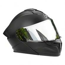 Cascos Moto Abatible Negro Luz Led Bluetooth Mica Plata Dot Diseño Monocolor Tamaño Del Casco, casco motocicleta abatible, protección premium, accesorio con luz led y bluetooth, diseño moderno DOT - XL - Ver 5