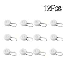 4/8/16 件可扩展腰部纽扣，可拆卸，无需熨烫，无需缝制袖口，领口延长器，松紧腰带可调节弹力纽扣，男女通用