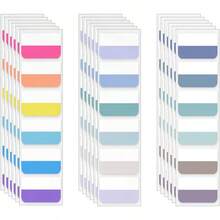 GSHLLO 360 Pcs Sticky Index Tabs Book Annotation Flags Colorful Page Book Markers Adhesive Page Note Stickers Repositionable Binder Page Tabs Writable Notebook Labels Large - Multicolor - View 5