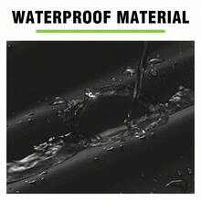 SUV Car Cover, Waterproof Outdoor Car Cover, All-Weather Protection Against Sun, Frost, And Snow, Suitable For SUV And Outdoor Vehicles, Protection Against Snow, Rain, UV, And Dust - Premium Full Car Exterior Cover With Reflective Strips And Wind Straps - Black - View 9