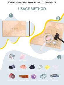 挖掘恐龙化石蛋，打开12个独特的蛋，发现12只可爱的恐龙！适合3-12岁男孩的复活节挖掘玩具，考古科学STEM礼物 - 彩色 - 查看 10