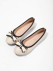 女士平底鞋，佩斯利花纹，优雅休闲，舒适易穿，波西米亚风不对称/不规则搭扣，饰以串珠宝石玻璃，杏色，四季皆宜，适合办公室、居家、健身房、户外等各种场合，春夏秋冬皆可穿着。 - 杏色 - 查看 2