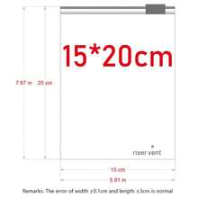 100pcs Transparent Garment Zipper Bags, 12mil Thick Clothes Packaging Bags, Self-Sealing Storage Plastic Bags, Customizable - 100 Pieces / Transparent 12-filament With Holes - View 8