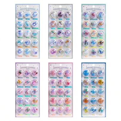 3D创意浮雕水晶贴纸，儿童手工工艺品教育奖励贴纸，适用于手机、相机和装饰品