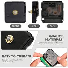 Toyvian Mecanismo De Reloj De Cuarzo Relojes De Pared Kit De Reparación De Piezas Que Funcionan con Pilas Unidad De Batería para De Cuarzo Pieza De Repuesto para - 1 - Ver 7