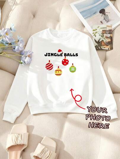 1 Pieza Sudadera con capucha personalizada para mujer, texto personalizado, se puede personalizar con texto, adecuada para uso diario en el hogar, estilo campus. Un gran regalo para tu novia