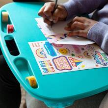 Lap Desk MyDesk Turquoise With Device Ledge