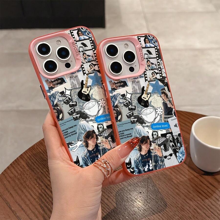C- Gray Phone Case Compatible With  17, 16E, 16, 15, 14, 13, 12, 11 Mini, Pro, Max, Air, X, XR, XSMAX, 8, And 7 Plus Models, Matte And Shockproof Protection, Phone Case, Phone Cover  17 Case Cover  17 Pro Max - Trộn màu - Xem 1
