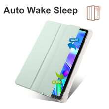 [2025 New] Compatible With Xiaoxin Tab11 (2024) / Xiaoxin Pad 11 205 Tablet Case / Xiaoxin Pro GT / Compatible With IPad Air 5 / 1th Gen IPad Case / 11th Gen IPad Tablet Case Tri-Fold Transparent Protective Case Matte TPU Tri-Fold Case | 360° Infinite Adjustable Stand Magnetic Slot | Triple Protection - TPU Tri-fold - View 41