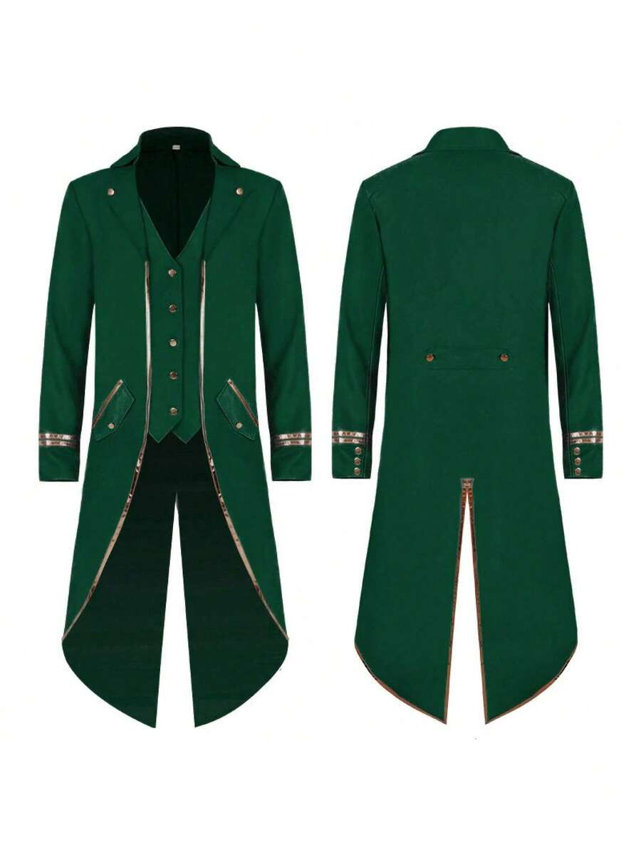Men's Costume Robes, Cloaks, And Jackets - 綠色 - 查看 1
