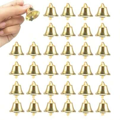 Christmas60PCS 26mm/1inch Gold S Mini Liberty S For Crafts Favor Decorating And Making Wind Chimes
