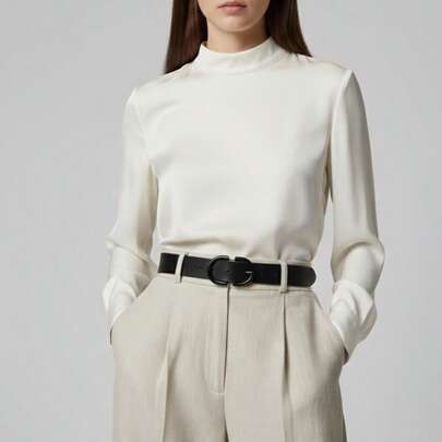 Cinto Feminino Fivela Dupla 2D Dourada Moda 96040