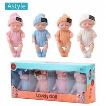 HUANG ER Muñeca Reborn linda de 4 pulgadas, regalo de cumpleaños perfecto - Multicolor - Ver 25