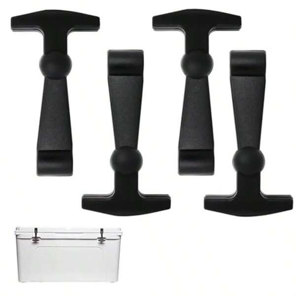 4 Pack Black Cooler Latches Accessories For  Cooler  Replacement Latches