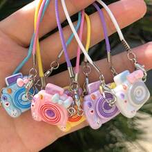 5 件套（含手提箱礼盒）适用于 配件、吊坠、迷你手提箱、娃娃屋迷你仿真模型、迷你食物玩具、钥匙扣、挂件、娃娃配件、学习场景摄影配件、奶瓶、杯子、相机等，是送给 万圣节/圣诞节女孩的完美小礼物。 - 彩色 - 查看 6
