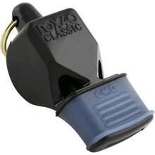 Barret Barrett FISCHIETTO Zorro con BOCA SUAVE Negro - 115 db (individual con cordón) - Ver 3