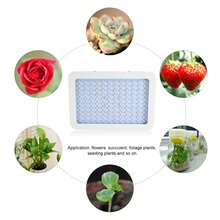 LED Grow Light para Plantas de Interior 120LED Vegetal y Bloom Interruptor Doble Planta Colgante Lámparas de Cultivo para plántulas Flores Invernadero - Tipo de Enchufe B USA (110-127V) - Ver 4