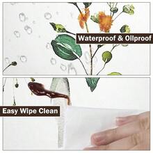 Water-Resistant Round Tablecloth With Elastic Edge For 40-44" Tables - Daily-eucalyptus - View 11