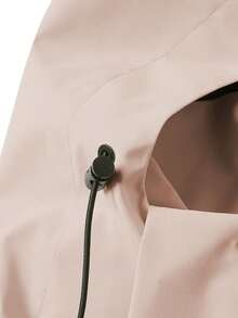 Hidkat Women's Spring/Autumn Jacket, Parka Coat, Windproof Hiking Hooded Jacket, Multi-Pocket Camping Parka Coat, Water-Resistant Durable Jacket - Pink - View 5