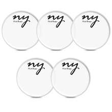 Kit 5 Peles Leitosas Translucidas para Bateria 20" New York - Branco - Visão 1