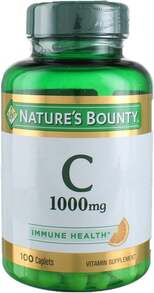 Nature\U2019s Bounty Vitamin C 1000mg, Immune Support Supplement, Powerful Antioxidant, 1 Pack, 100 Caplets - Nhiều màu - Xem 1
