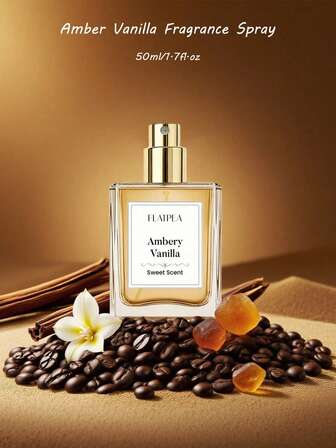 50毫升/1.7液盎司必备香草琥珀香氛喷雾 - 清新迷人，持久留香，方便携带，适合日常外出、旅行和居家使用，轻盈优雅，是理想的节日礼物