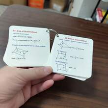 52张最常用的数学公式速记卡 | 代数、几何、微积分、三角学和物理必备学习指南 | 覆膜参考指南，助您快速学习 | 快速复习，提升成绩 - 彩色 - 查看 2