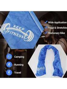 1 buc prosop sport absorbant din microfibră super moale multifuncțional, prosop de club, prosop de sală, prosop extra lat cu uscare rapidă, potrivit pentru alergare în aer liber, saltea pentru echipamente de fitness, cu prosop de față cu model elegant brodat, prosop de duș pentru baie - Multicolor - Vizualizare 7