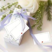 50/100张心形空白卡片，口袋卡，适用于婚礼、生日、周年纪念、节日、礼品标签、留言卡、钱包卡、名片、白色贺卡、教师节礼物、小型友情爱情卡、生日空白卡、书写卡、名片、商务感谢卡、心形小型商务卡、留言卡、趣味生日卡、生日快乐卡、婚礼卡、圣诞卡 - 彩色 - 查看 8