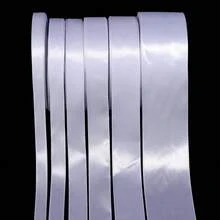 25 Meter/Rolle weiße Satinbänder, glänzender Stoff, geeignet für DIY Hochzeitseinladungen, Brautbouquets, Geschenkverpackung, Partydekorationen, Nähhandwerke, Brautstraußzubehör, Hochzeitsdekoration, Schleifen binden, Dekorieren von Hochzeits- und Geburtstagstorten - Weiss - Übersicht 4