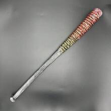 1件复制棒球棒道具 - 血腥尼根的露西尔球棒 - 影视道具武器，适用于角色扮演、节日、生日、圣诞礼物 - 彩色 - 查看 5