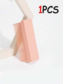 1pc High Temperature Resistant Carbon Fiber Hair Straightener, Self-Adhesive Hair Straightening Styling Clamp, Hair Salon & Home Use Hair Straightener Comb - Multicolor - View 9