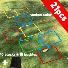 Multi-Piece Bouncy Sensory Sports Set, Durable PP Plastic, Suitable For Outdoor Activities And Sports Exercises With Multiple People, Improve Rapid Reaction And Agility, Backyard Activities, Mixed Colors