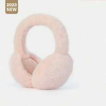 冬季新款仿兔毛耳罩，学生适用，女士护耳，防冻耳套，防风，可折叠 - 彩色 - 查看 5