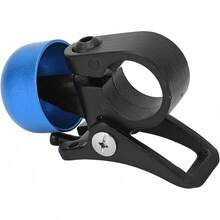 Timbre de Bocina para Manillar de Bicicleta, Aleación de Aluminio de Sonido Nítido de Timbre de Scooter Ligero para Scooter Eléctrico - Azul - Ver 9