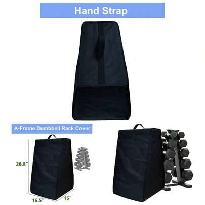 Dumbbell Rack Cover, Dumbbell Weight Rack Dust Cover, A - Frame Dumbbell Rack Cover, Dustproof Waterproof Anti - Scratch Cover Home Gym Dumbbell Rack, Compact A Home Fitness Rack Cover