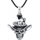 Collar de serpiente punk