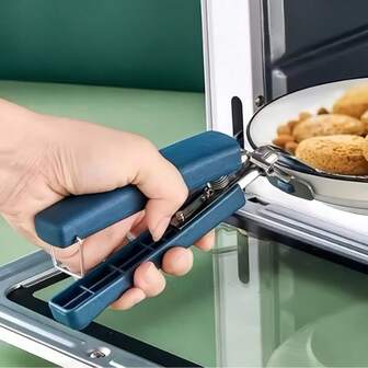 Stainless Steel Anti-Scald Bowl Tongs, Kitchen Heat-Resistant Gripper Clips For Hot Dishes, Non-Slip Plate Retriever, Scald-Proof Lifter Tool With Ergonomic Handle