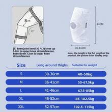 Sports Kneepad Pressurized Elastic Knee Pads Knee Support Joints Protector Fitness Gear Knee Recovery Brace Protector Non-Slip