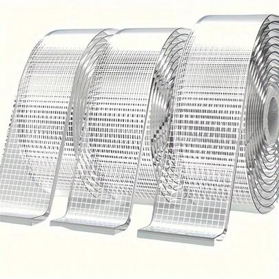 超强双面纳米胶带 - 透明可移除防水PET胶粘剂 - 重型超强粘性胶带，适用于家庭和办公室，39.37-196.85英寸