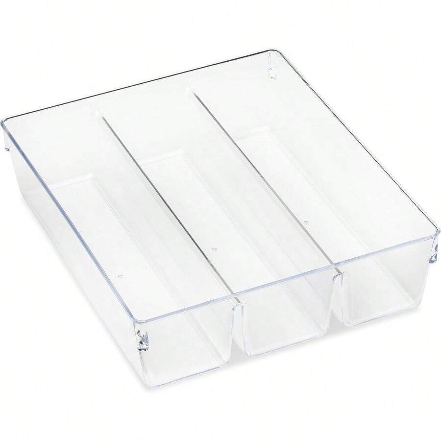67897095 Clear 3SECTION DRAWER ORGANIZER - Clear - View 1