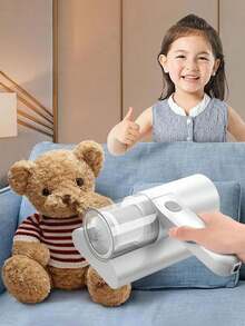 ELE-GATE Mini Aspiradora Inalámbrica Para Eliminación de Ácaros Con Luz Utravioleta Aspiradora portátil inalámbrica - Blanco - Ver 4