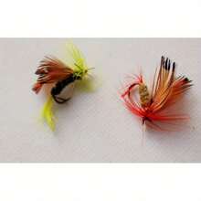 Trout Fly Fishing Flies, 12 Packs Hand-Tied Dragonfly Imitation Topwater, Targeting Bass In Streams Lakes, Dry Fly High Imitation Precision Crafted - 1. Flying Butterfly - View 9