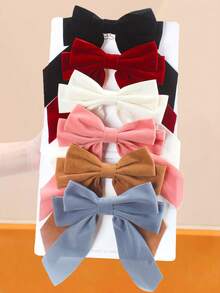 12 peças/Conjunto Grampos de Cabelo com Laço de Veludo Dupla Face, Cores Clássicas de Natal Vermelho e Preto, Acessórios de Cabelo Elegantes Vintage para Top e Lateral - Adequado para Mulheres e Meninas, Crie Facilmente um Clima de Férias no Penteado, Ideal para Festa de Natal, Passeios de Férias e Mais, Grampos de Garra, Presilhas de Cabelo, Barras de Cabelo