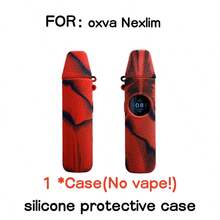 适用于 OXVA Nexlim 的高品质硅胶保护套，防摔防刮，轻薄亲肤，防滑握感，是圣诞节和万圣节的理想礼物。 - 彩色 - 查看 4