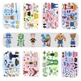 24张/套 山海景主题贴纸，趣味装饰贴纸，家长奖励孩子用，自粘式