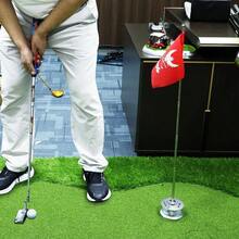 Swing Trainers, Putting Aid, Putter Swing Training Practice AidGreen Hole Hole CupTraining Equipment Training Aids, Home Indoor Outdoor Office Backyard Practice - 銀色 - 查看 3