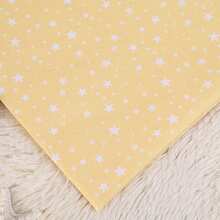 1pc Happy Star Printed Plain Fabric, Home Textile, Garment DIY Sewing Material - Multicolor - View 18